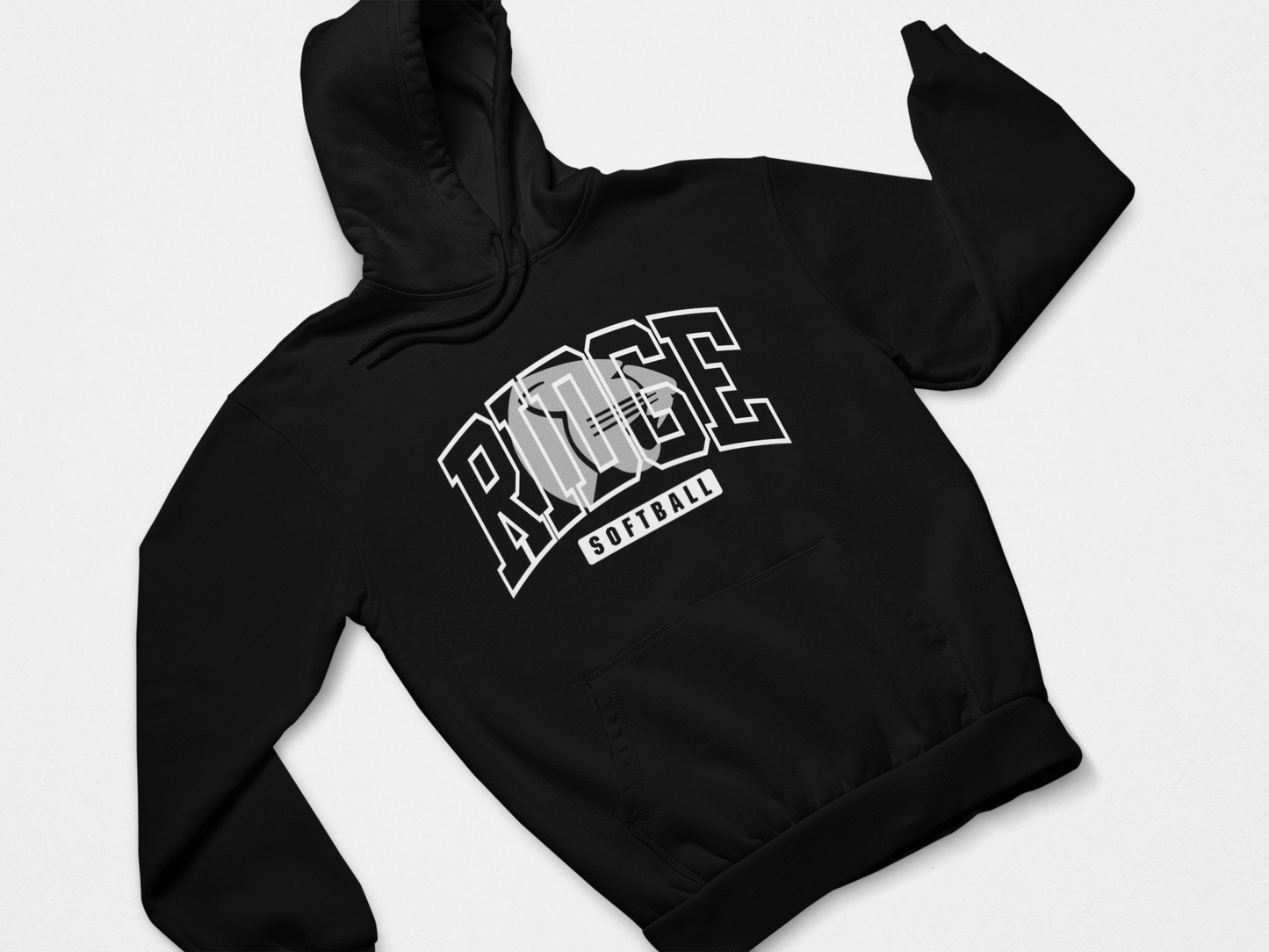 Power Play Collection- Black Hoodie