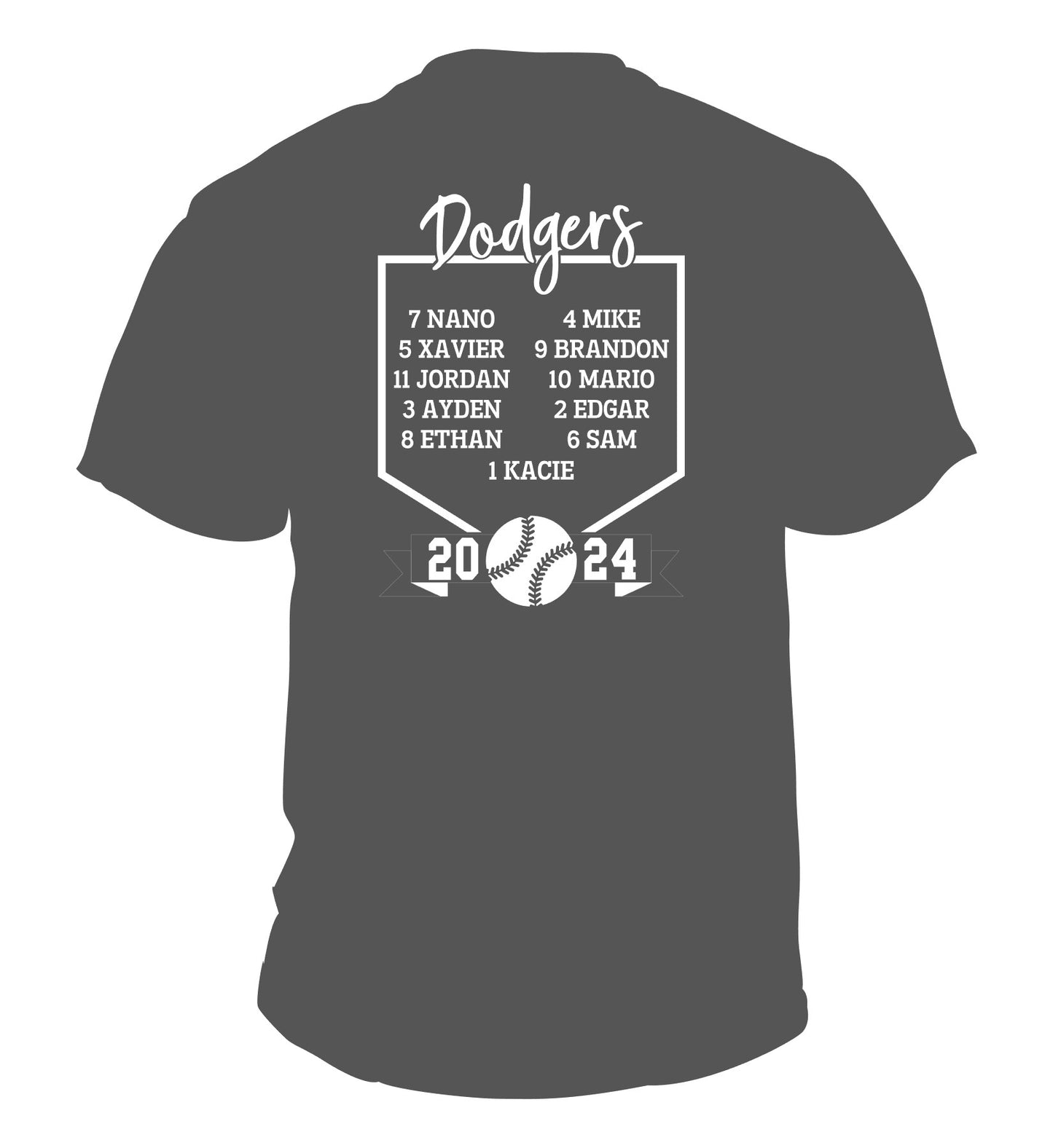 Team Roster T-Shirts