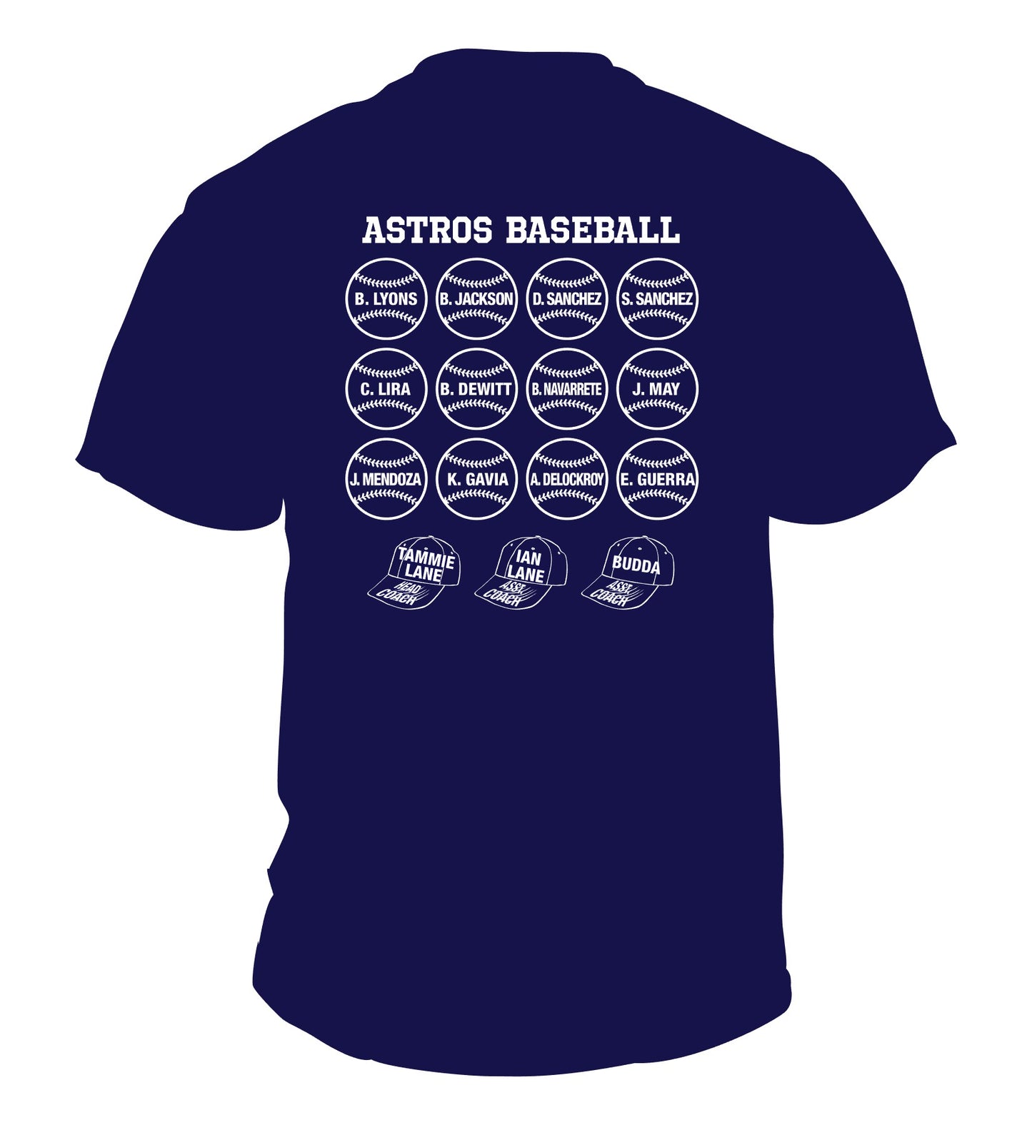 Team Roster T-Shirts