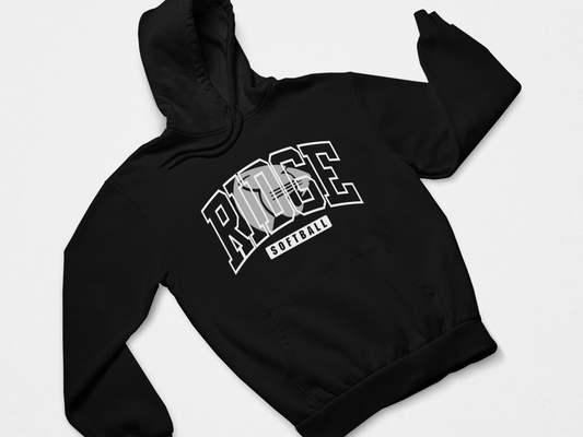 Power Play Collection- Black Hoodie