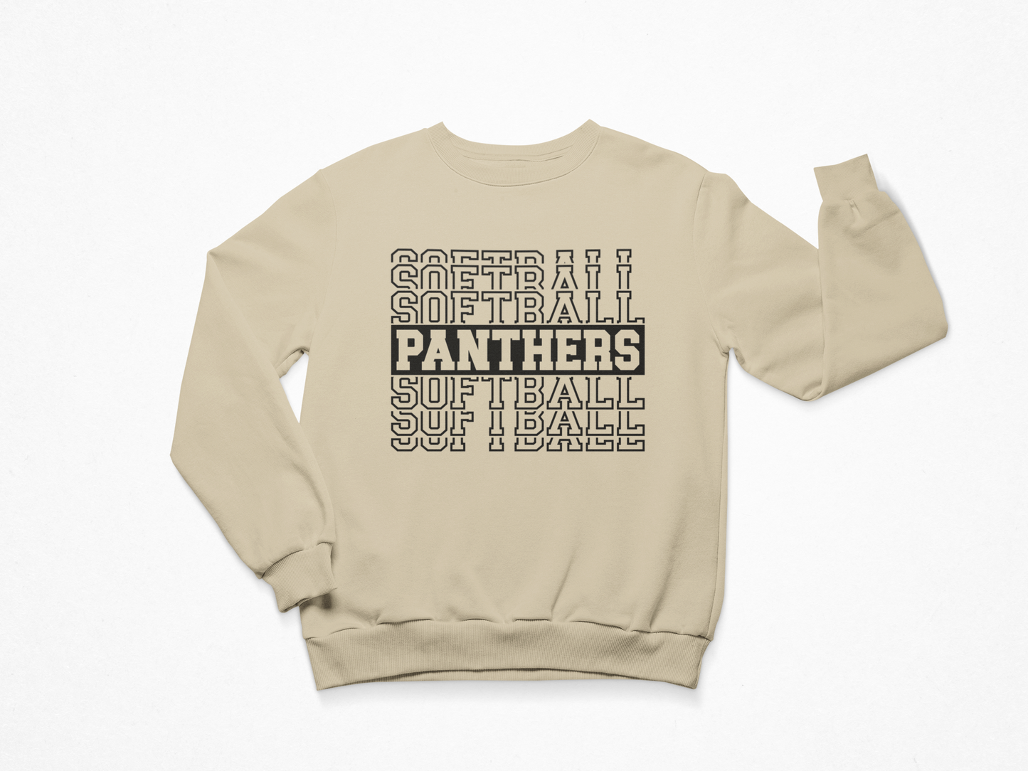 Stacked Gold Crewneck Sweatshirt