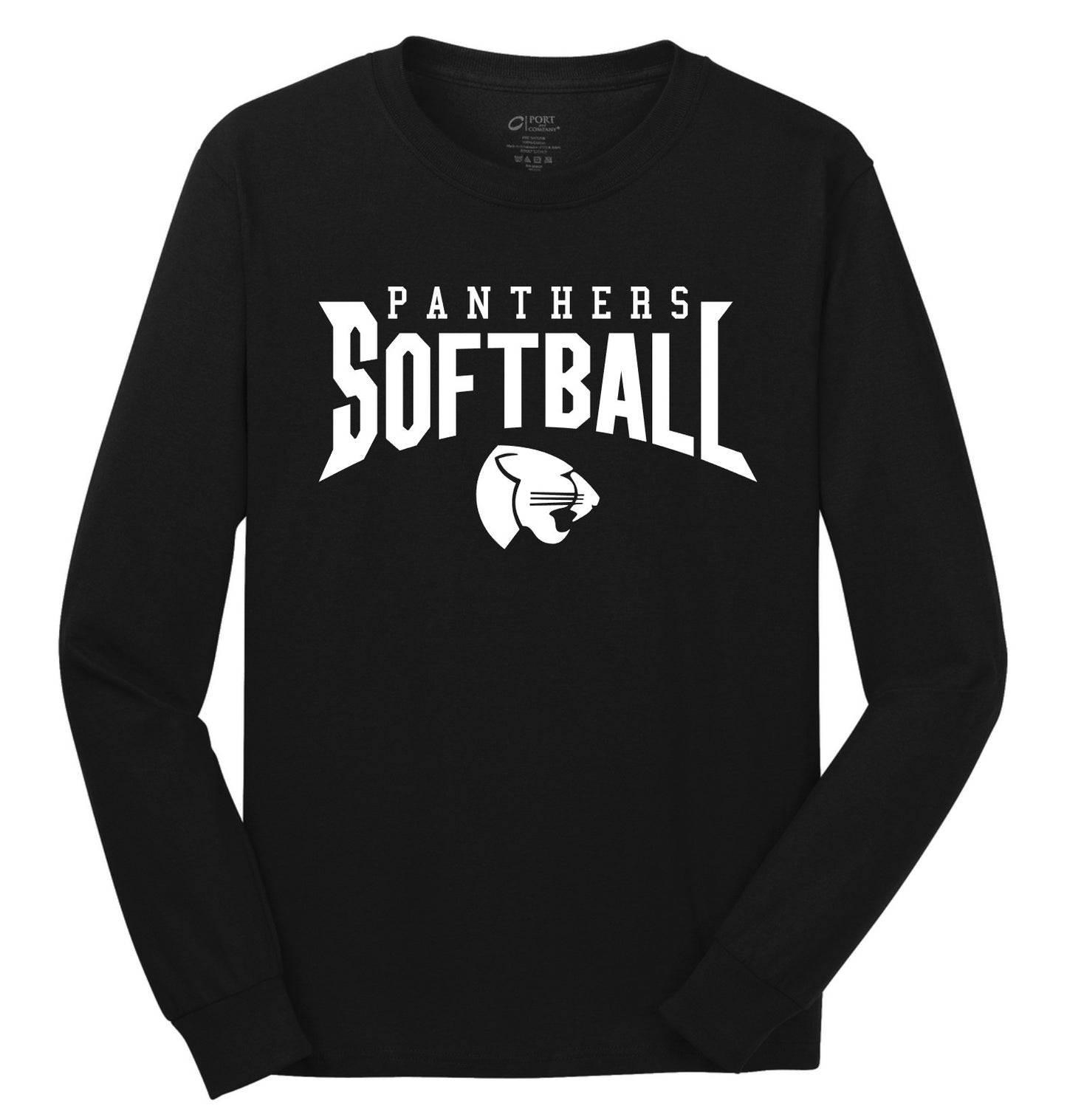 Panthers Softball- Black LS DriFit