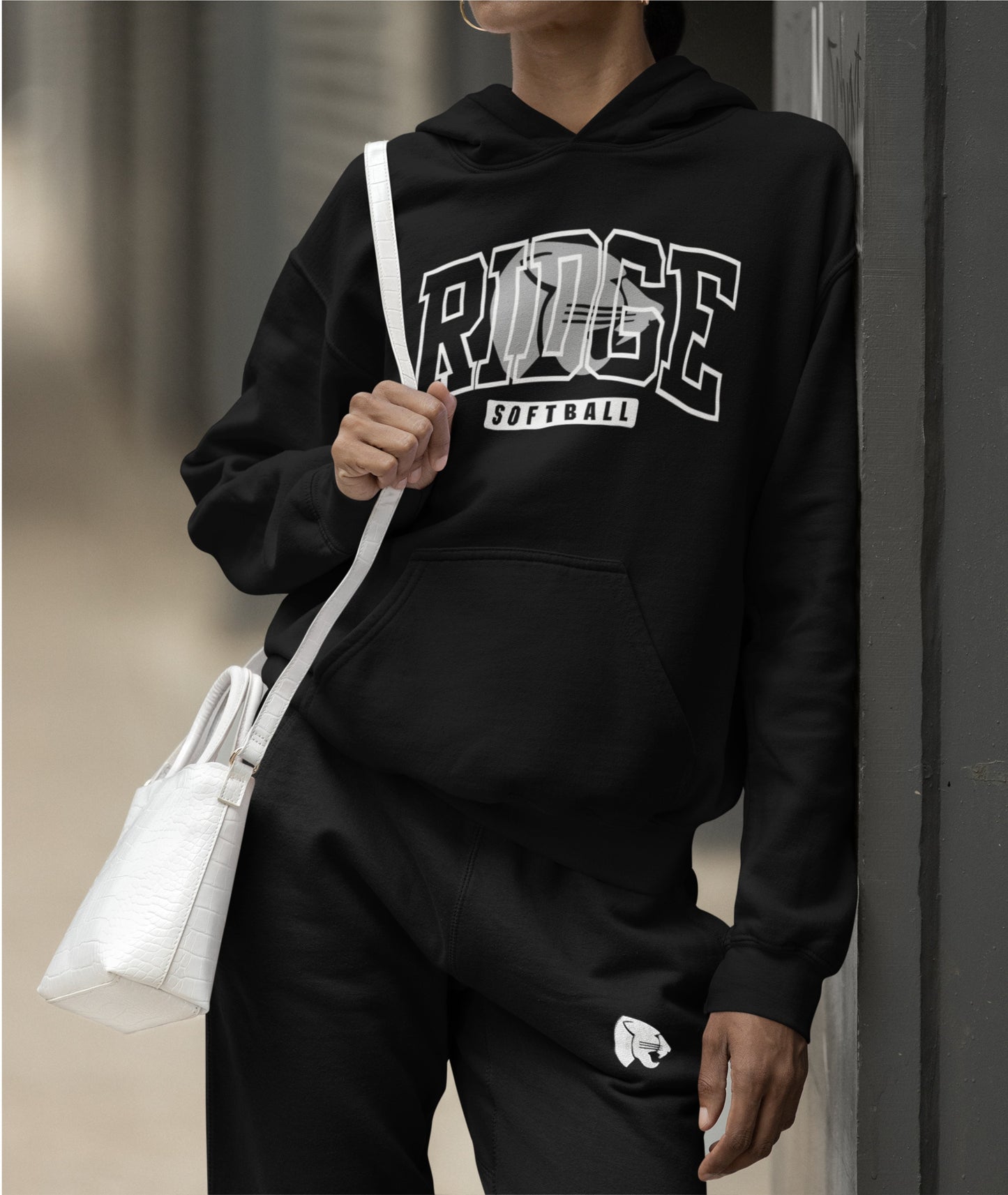 Power Play Sweatpants- Black White