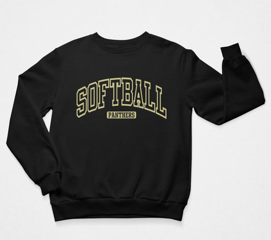 Softball Panthers- Black CS