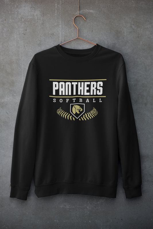Panthers Softball Crewneck Sweatshirt